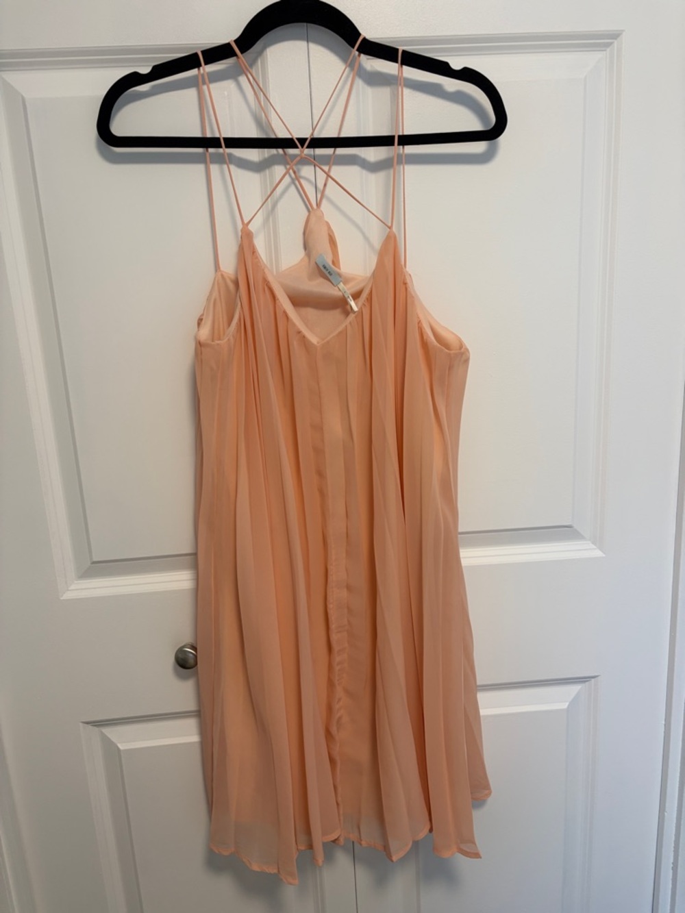 Kimchi Blue Peach Strappy Mini Dress